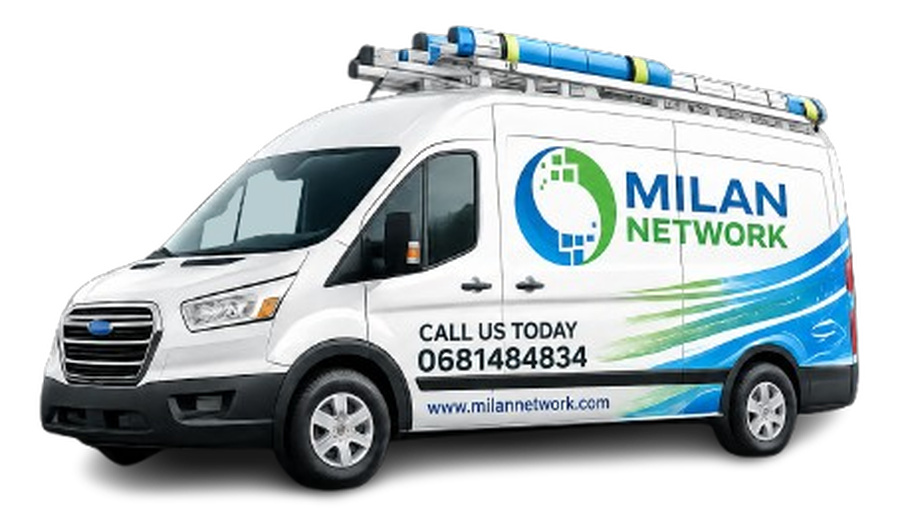 Milan Network branded service van